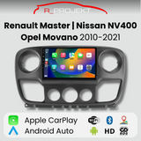 Radio Android Auto Carplay Renault Master Nissan NV400 Opel Movano 2010-2021