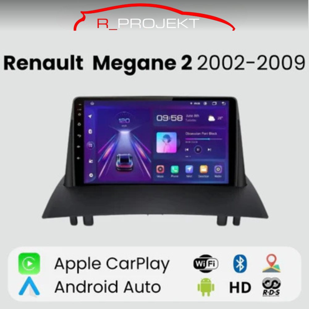 Radio Android Auto Carplay Renault Megane 2 2002-2009