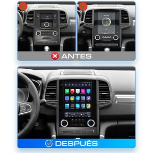Pantalla Android Auto Carplay Renault Megane 4 Talismán Koleos 2015-2019