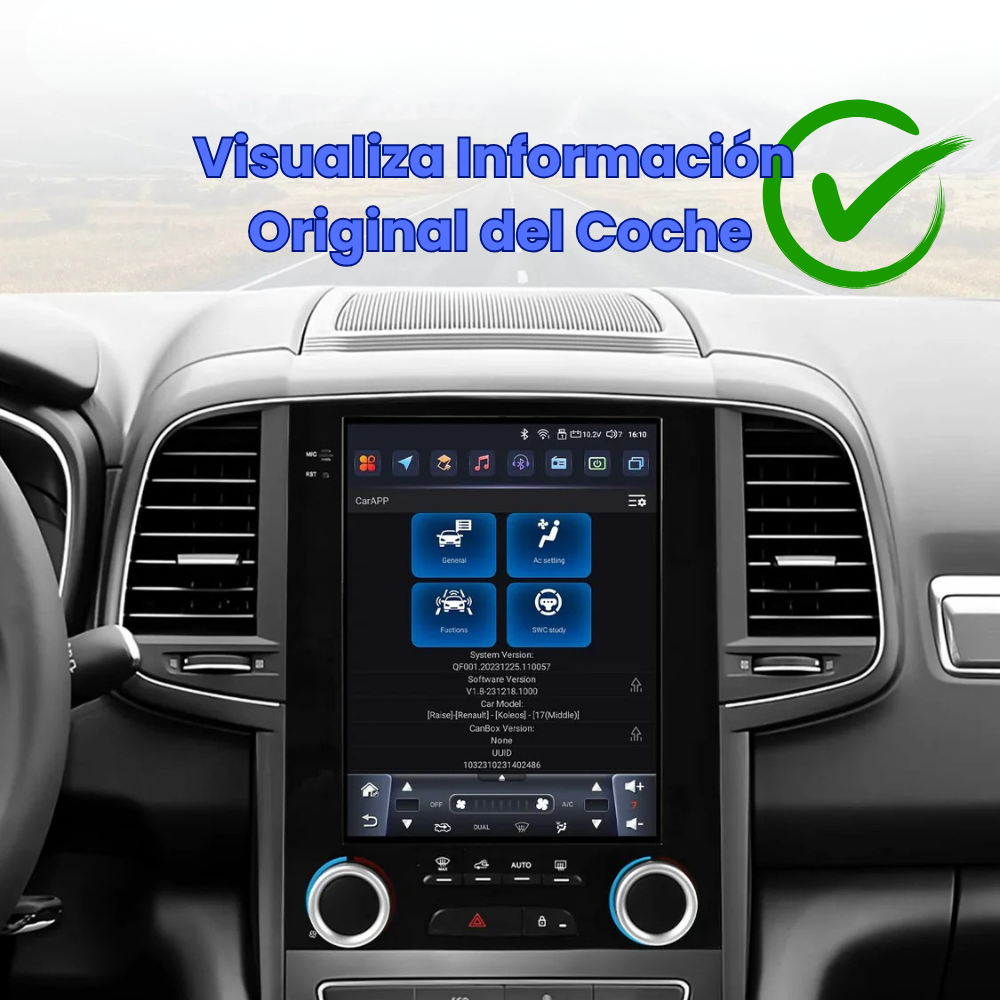 Radio Android Auto Carplay Renault Megane 4 Talismán Koleos 2015-2019