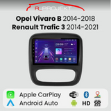 Radio Android Auto Carplay Renault Trafic 3 2014-2021 Opel Vivaro B 2014-2018