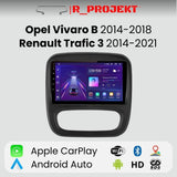 Android Auto Radio Carplay Renault Trafic 3 2014-2021 Opel Vivaro B 2014-2018