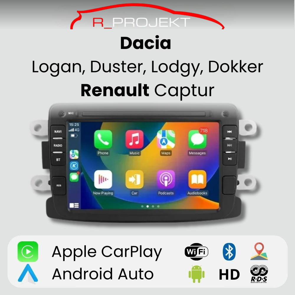 Radio Android Auto Carplay Renault y Dacia