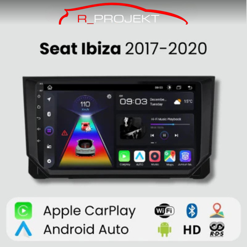 Android Autoradio Carplay Seat Ibiza 2017-2020