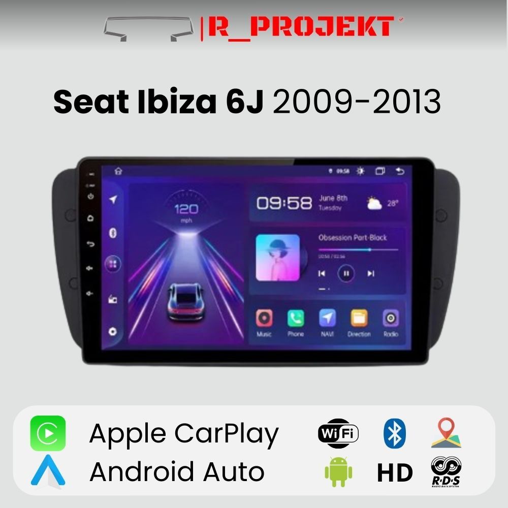 Android Auto Radio Carplay Seat Ibiza 6J 2009-2013