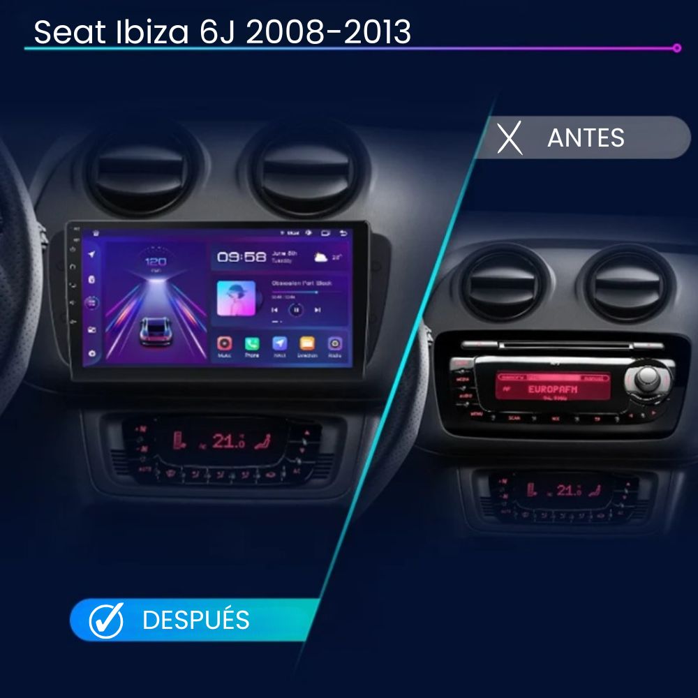 Radio Android Auto Carplay Seat Ibiza 6J 2008-2013