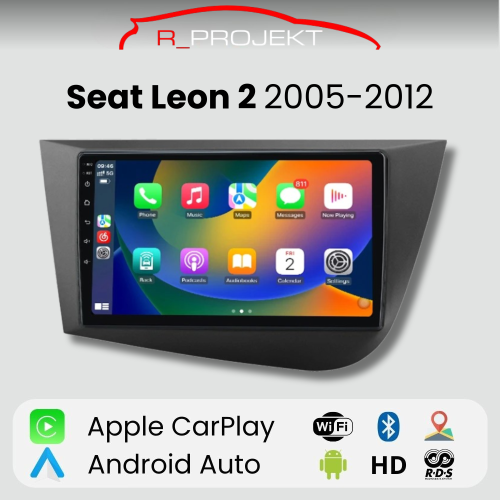 Android Auto Radio Carplay Seat Leon 2 MK2 2005 - 2012