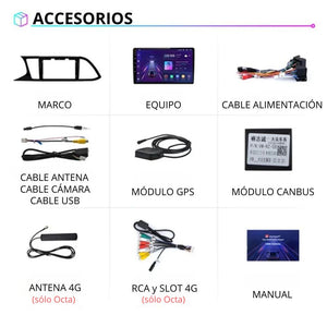 Android Auto Carplay Screen Seat Leon MK3 5F 2012 - 2020