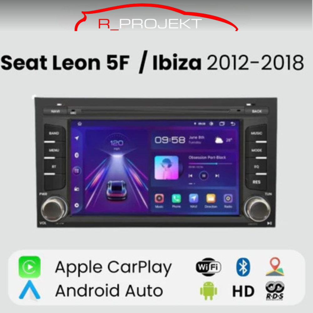 Radio Android Auto Carplay Seat Leon MK3 5F Ibiza 2012 - 2018