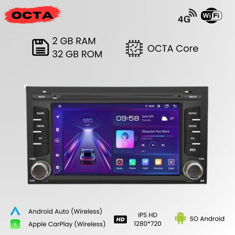 Radio Android Auto Carplay <tc>Seat</tc> <tc>Leon</tc> MK3 5F Ibiza 2012 - 2018