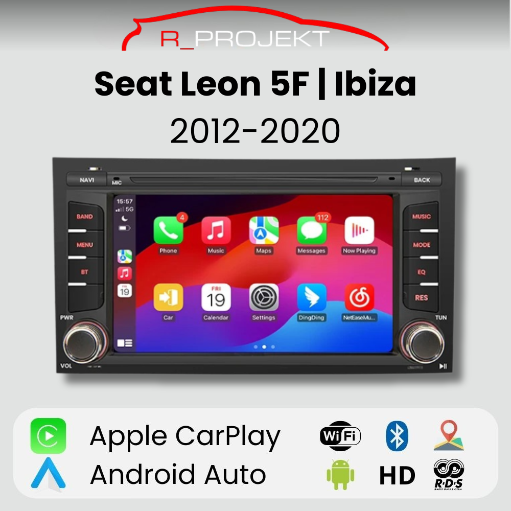 Android Auto Carplay Screen Seat Leon MK3 5F Ibiza 2012 - 2020