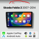 Pantalla Android Auto Carplay Skoda Fabia 2 2007-2014