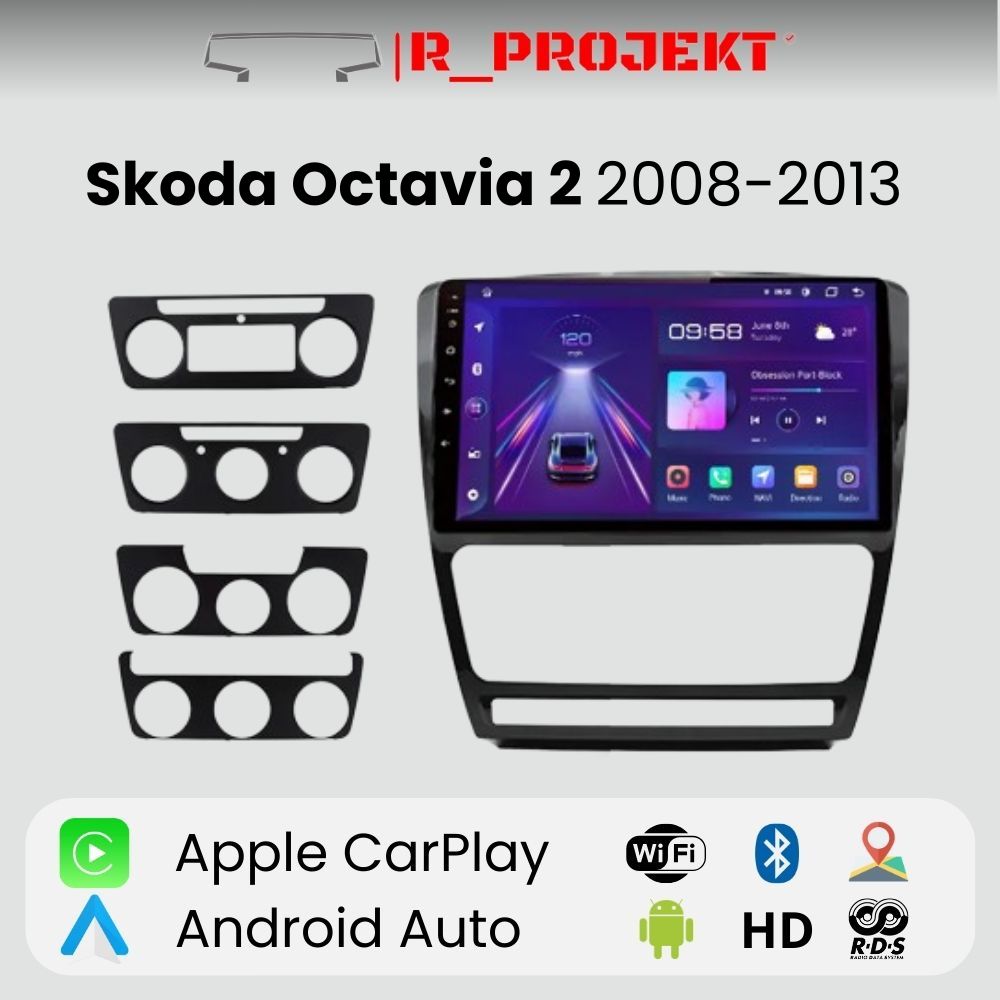 Android Autoradio Carplay Skoda Octavia 2 2008-2013