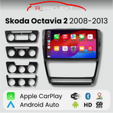 Android Auto Radio Carplay Skoda Octavia 2 2008-2013