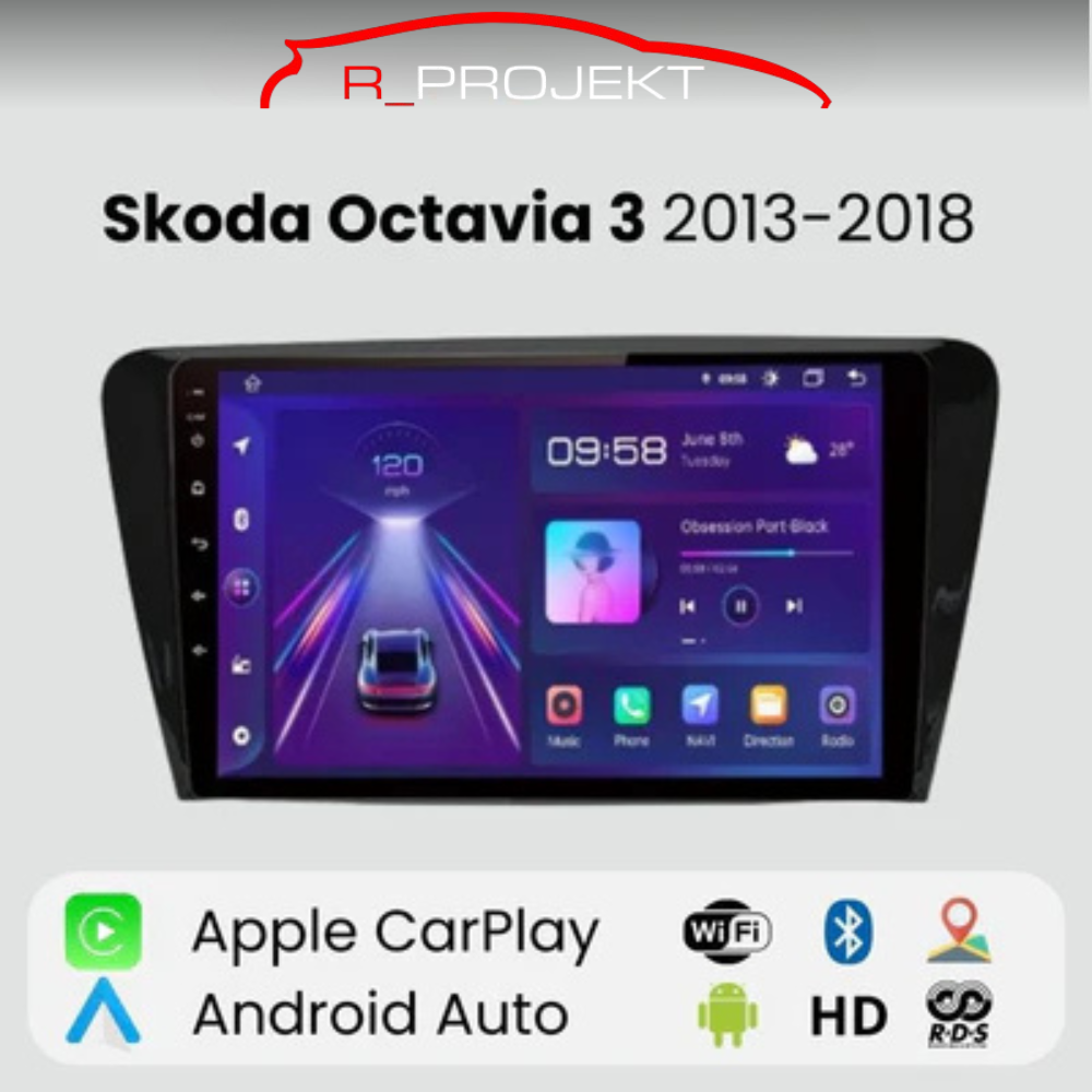 Android Autoradio Carplay Skoda Octavia 3 2013-2018