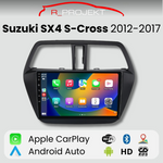 Android Auto Carplay Screen Suzuki SX4 S-Cross 2012-2017