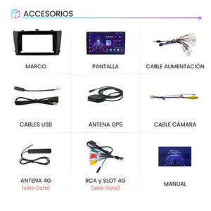 Android Auto Carplay Screen Toyota Avensis 2008-2015