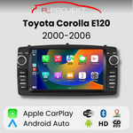 Pantalla Android Auto Carplay Toyota Corolla E120 2000-2006