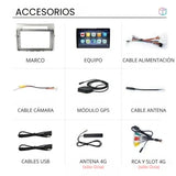 Android Autoradio Carplay Toyota Corolla Verso 2004-2009