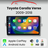 Android Auto Radio Carplay Toyota Corolla Verso 2009 - 2018