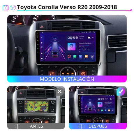 Radio Android Auto Carplay Toyota Corolla Verso 2009 - 2018 RProjekt