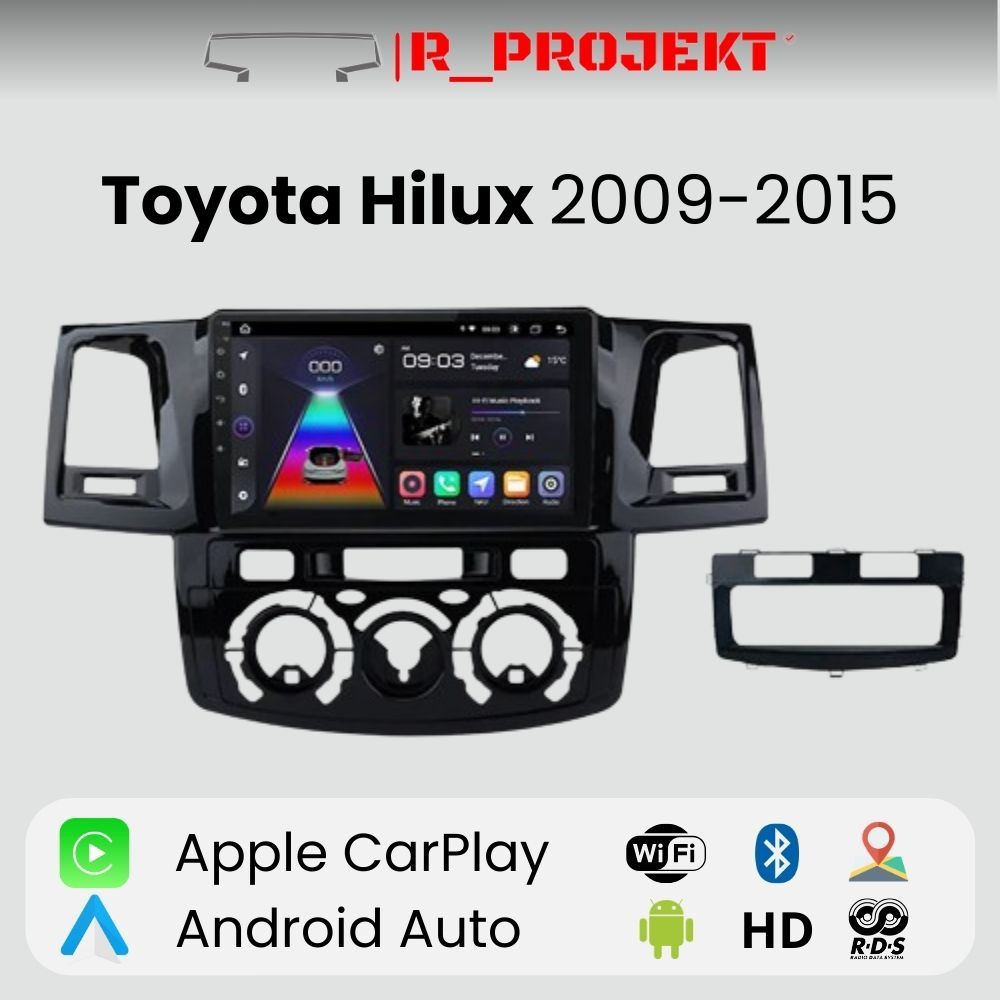 Android Autoradio Carplay Toyota Hilux 2009 - 2015