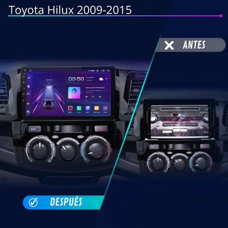 Radio Android Auto Carplay Toyota Hilux 2009 - 2015 RProjekt