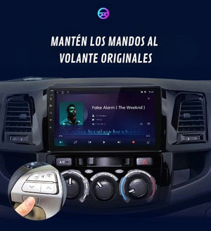 Radio Android Auto Carplay Toyota Hilux 2009 - 2015 RProjekt