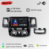 Radio Android Auto Carplay Toyota Hilux 2009 - 2015