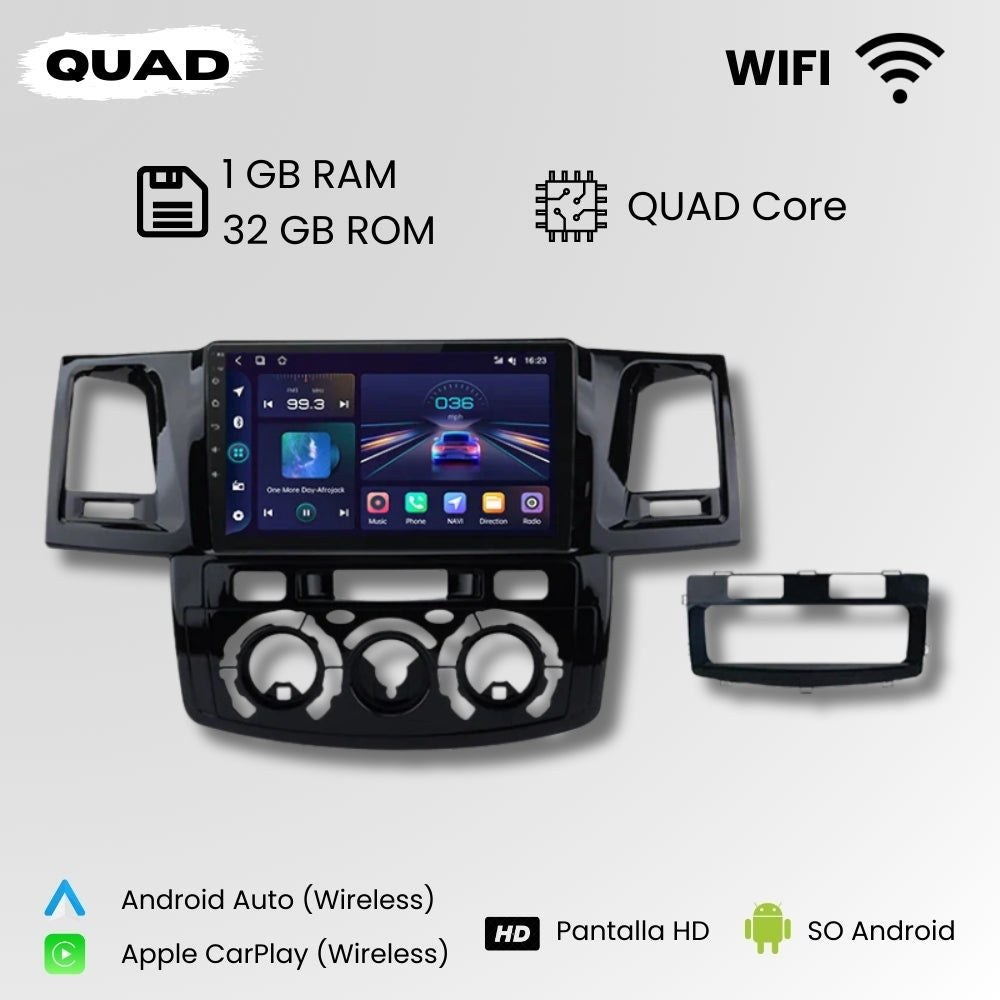 Radio Android Auto Carplay Toyota Hilux 2009 - 2015