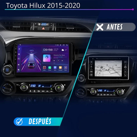 Radio Android Auto Carplay Toyota Hilux 2015 - 2020 RProjekt