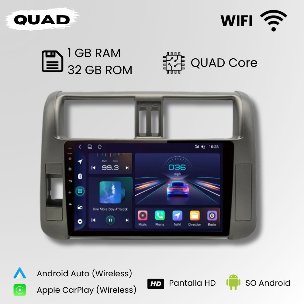 Radio Android Auto Carplay Toyota Land Cruiser 2009 - 2013