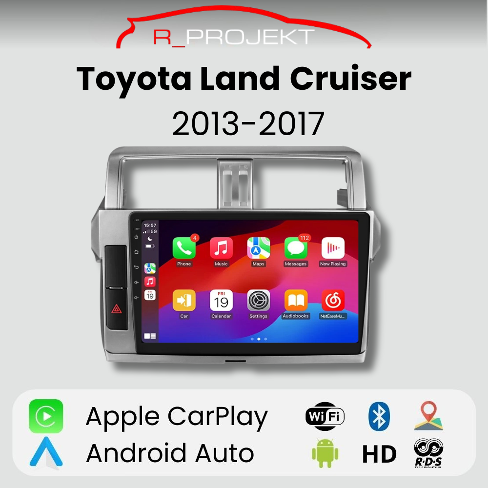 Android Auto Radio Carplay Toyota Land Cruiser 2013-2017