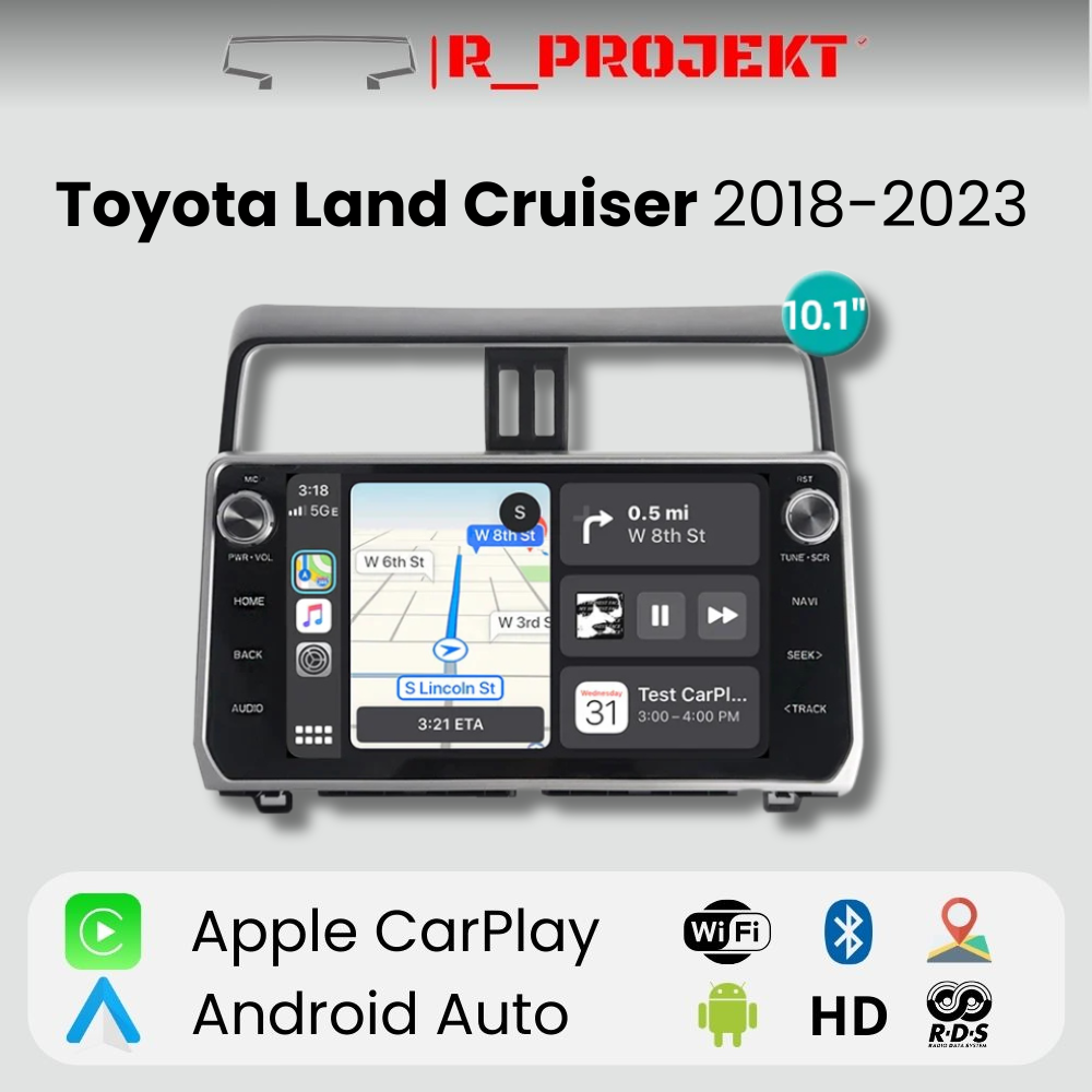 Radio Android Auto Carplay Toyota Land Cruiser 2018-2023