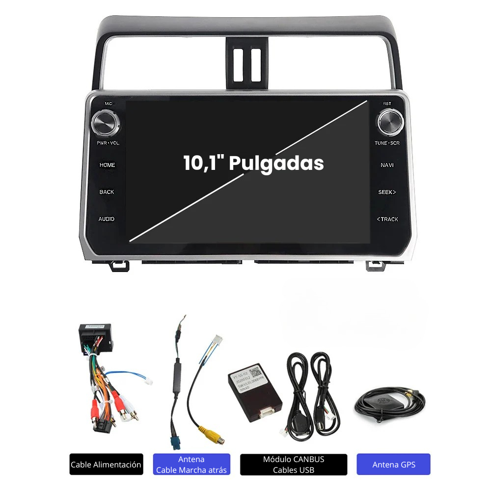 Radio Android Auto Carplay Toyota Land Cruiser 2018-2023