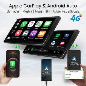 Pantalla Android Auto Carplay Toyota Land Cruiser 2018-2023