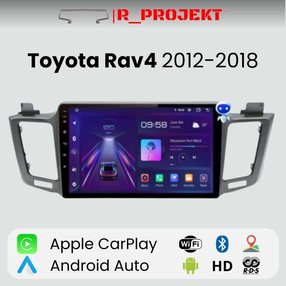 Android Auto Radio Carplay Toyota RAV4 RAV 4 2012 - 2018