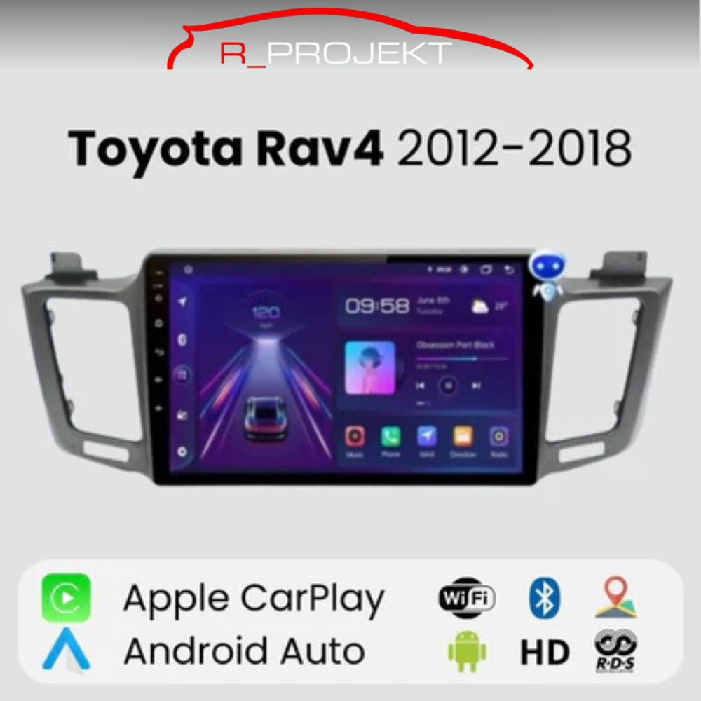 Radio Android Auto Carplay Toyota RAV4 RAV 4 2012 - 2018