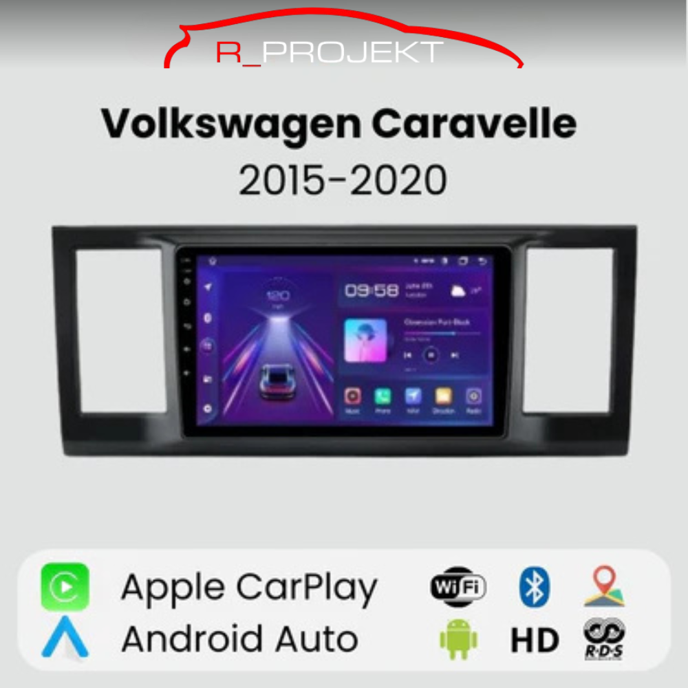 Android Autoradio Carplay Volkswagen Caravelle 2015-2020