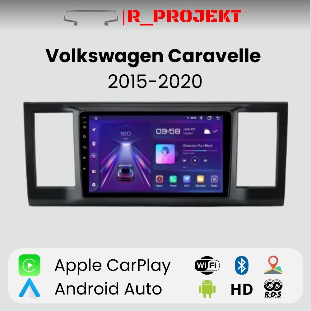 Radio Android Auto Carplay Volkswagen Caravelle 2015-2020