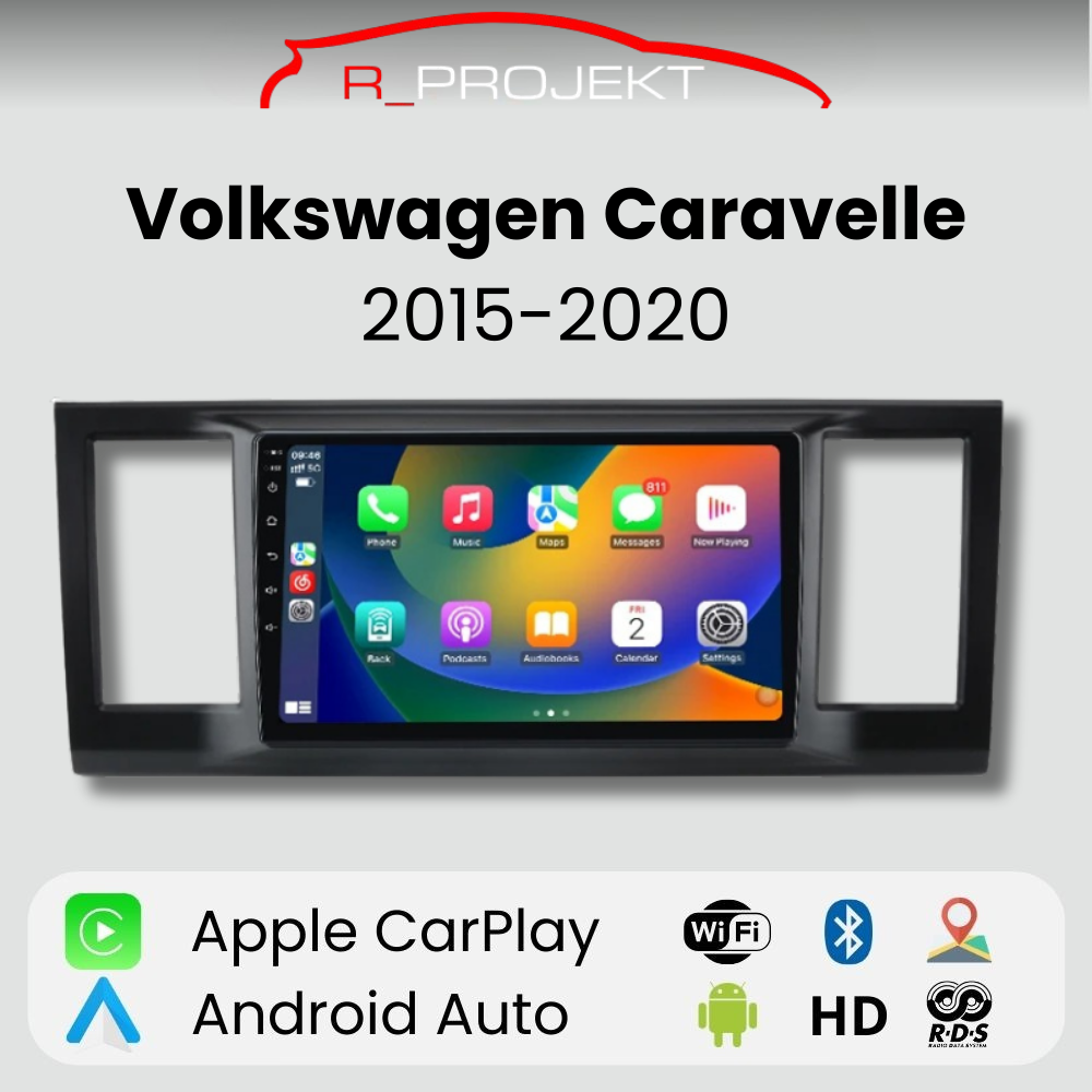 Radio Android Auto Carplay Volkswagen Caravelle 2015-2020
