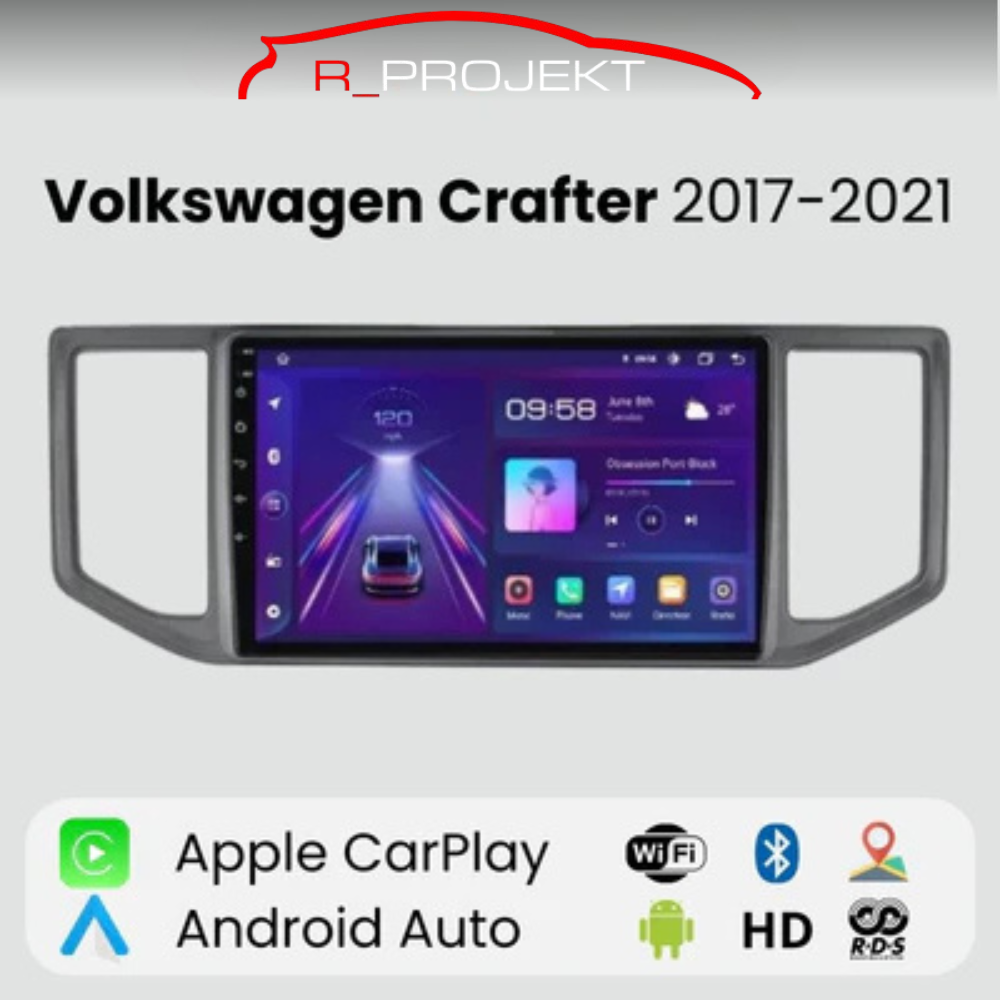 Radio Android Auto Carplay Volkswagen Crafter 2017-2021