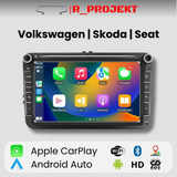 Radio Android Auto Carplay Volkswagen Golf 5 6 Passat B6 B7 Eos Touran Tiguan Scirocco Octavia Fabia