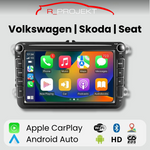 Pantalla Android Auto Carplay Volkswagen Golf 5 6 Passat B6 B7 Eos Touran Tiguan Scirocco Octavia Fabia
