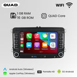 Android Autoradio Carplay Volkswagen <tc>Golf</tc> 5 6 Passat B6 B7 <tc>Leon</tc> Eos Touran Sharan Tiguan Scirocco Octavia Fabia