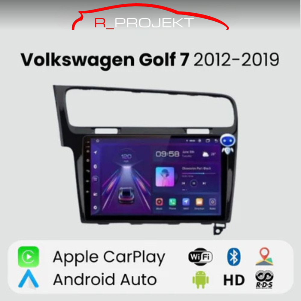 Radio Android Auto Carplay Volkswagen Golf 7 2013-2017