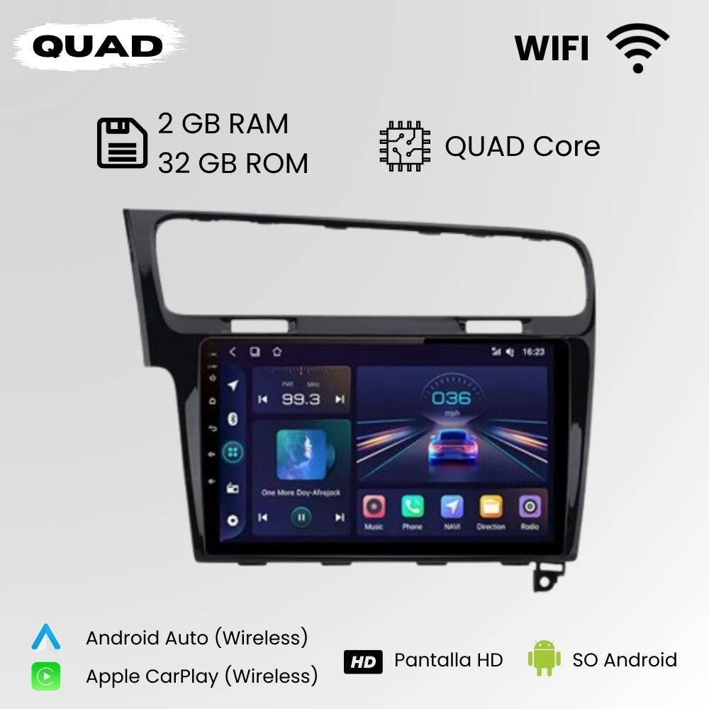 Android Autoradio Carplay Volkswagen <tc>Golf</tc> 7 2013-2017