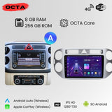 Android Autoradio Carplay Volkswagen Tiguan 2006-2016