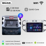 Android Autoradio Carplay Volkswagen Tiguan 2006-2016