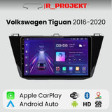 Android Autoradio Carplay Volkswagen Tiguan 2016-2020